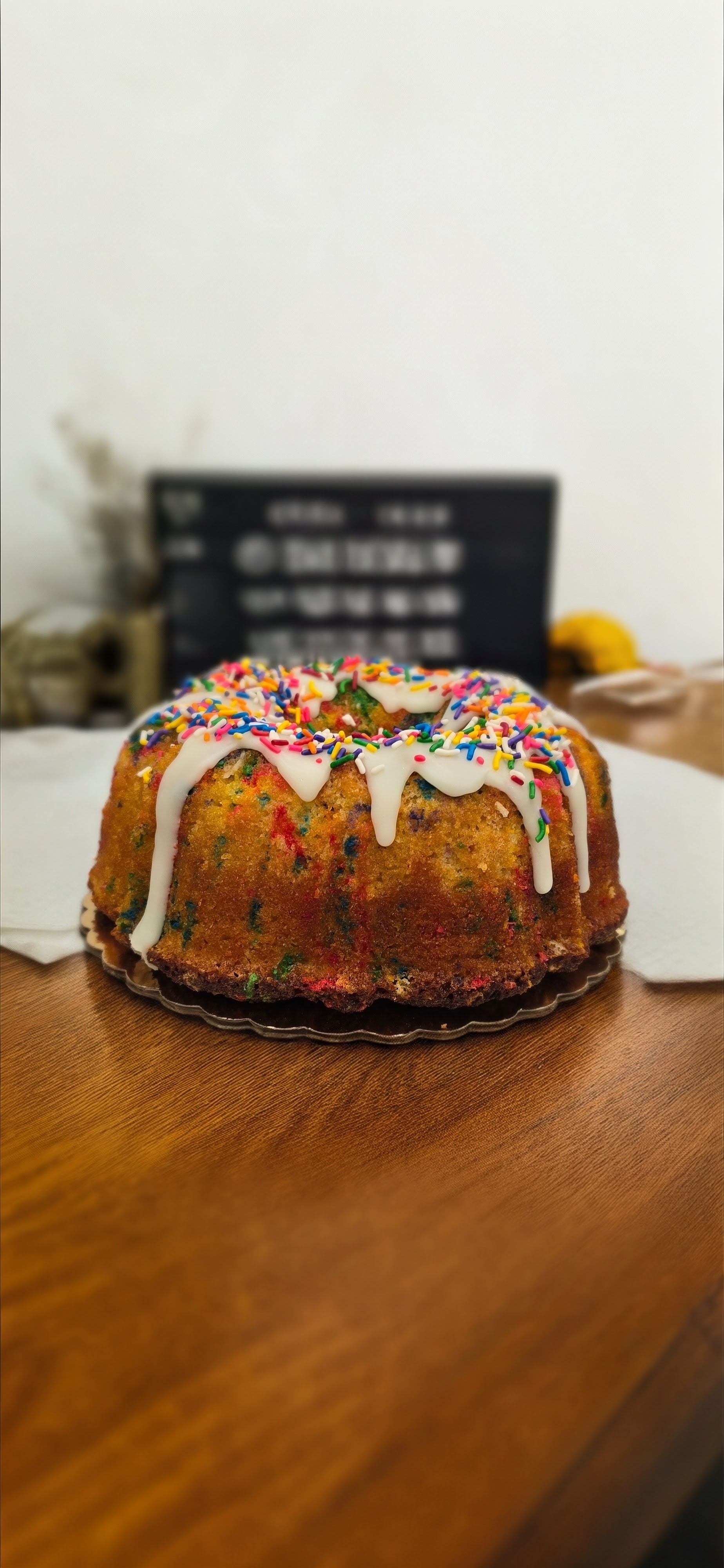 Confetti Bundt Cake